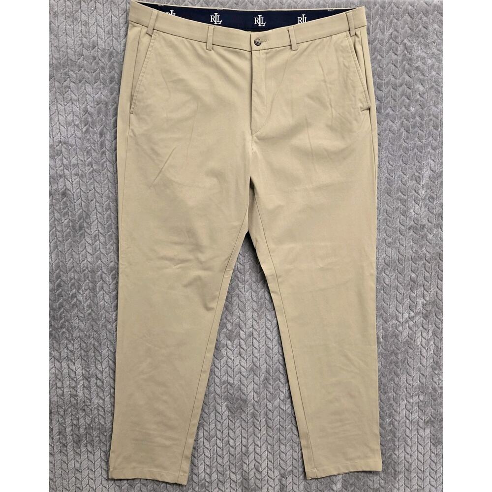 Lauren Ralph Lauren Stretch Black Label Chino Pants Men's Size 38x32‎ Khaki Tan